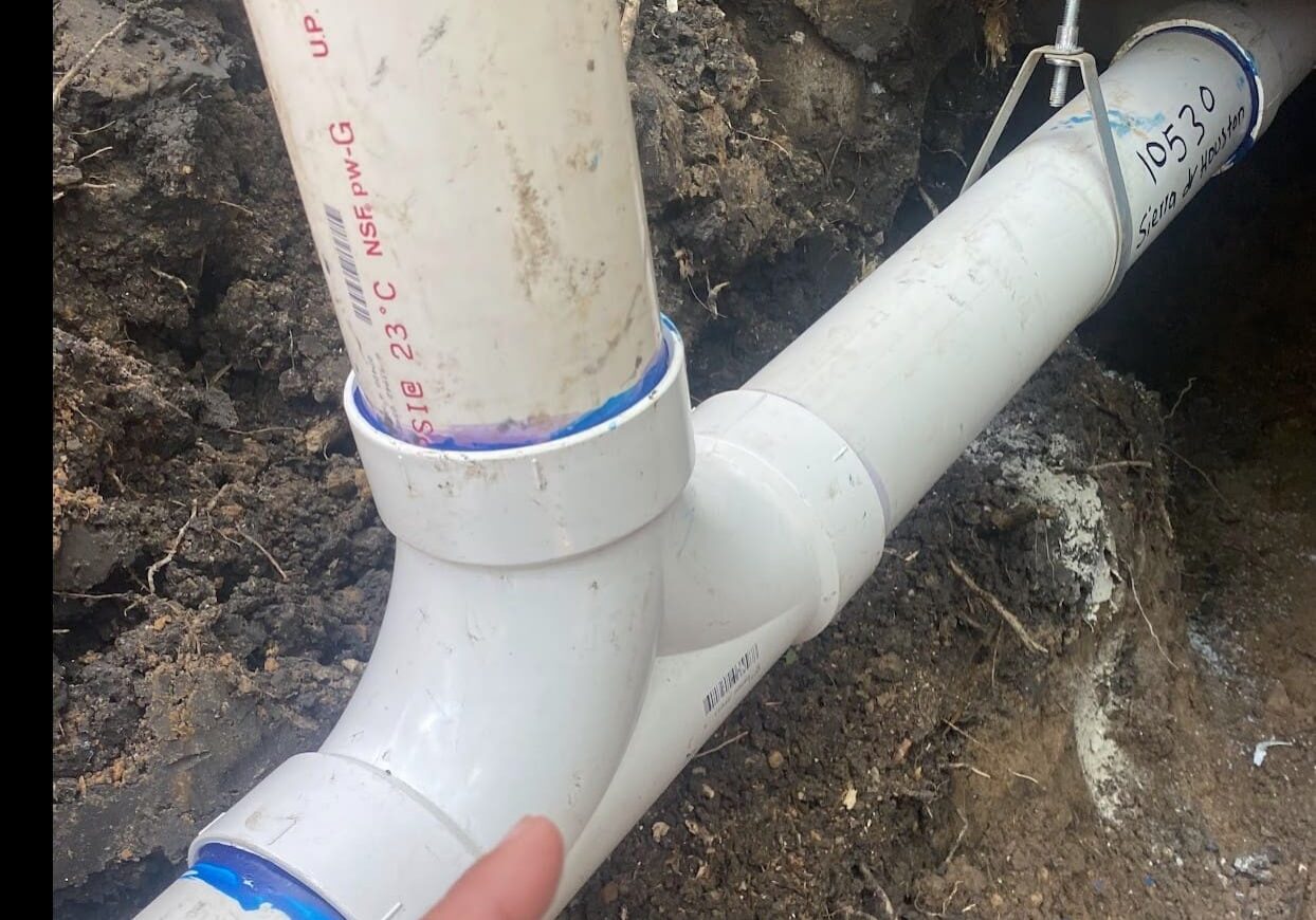 tunnel project replacement drain line, sewer repairs, south texas piping, pearland texas, houston texas, plumber repair tunnel job cost